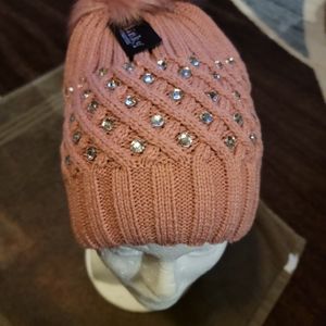 New Rhinestone beanie stocking cap one size fits most